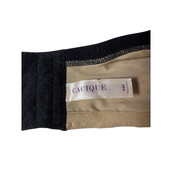 Cacique Bra Size 44 H Full Coverage Animal Leopard Print Padded Underwire Lace - Picture 7 of 8